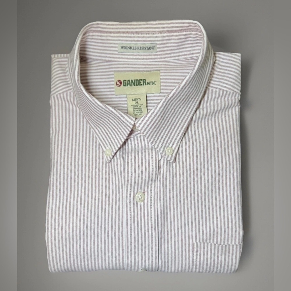 Gander Mountain Men's SZ XL Button Down Long Sleeve Casual Shirt Woven Cotton